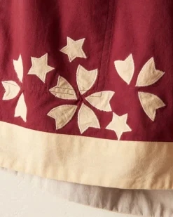 Men BODE Moonflower Applique Shorts