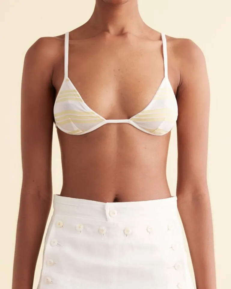 Women BODE Morris Stripe Di Bra