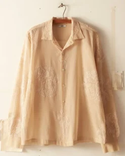 Men BODE Moth Veil Long Sleeve Shirt