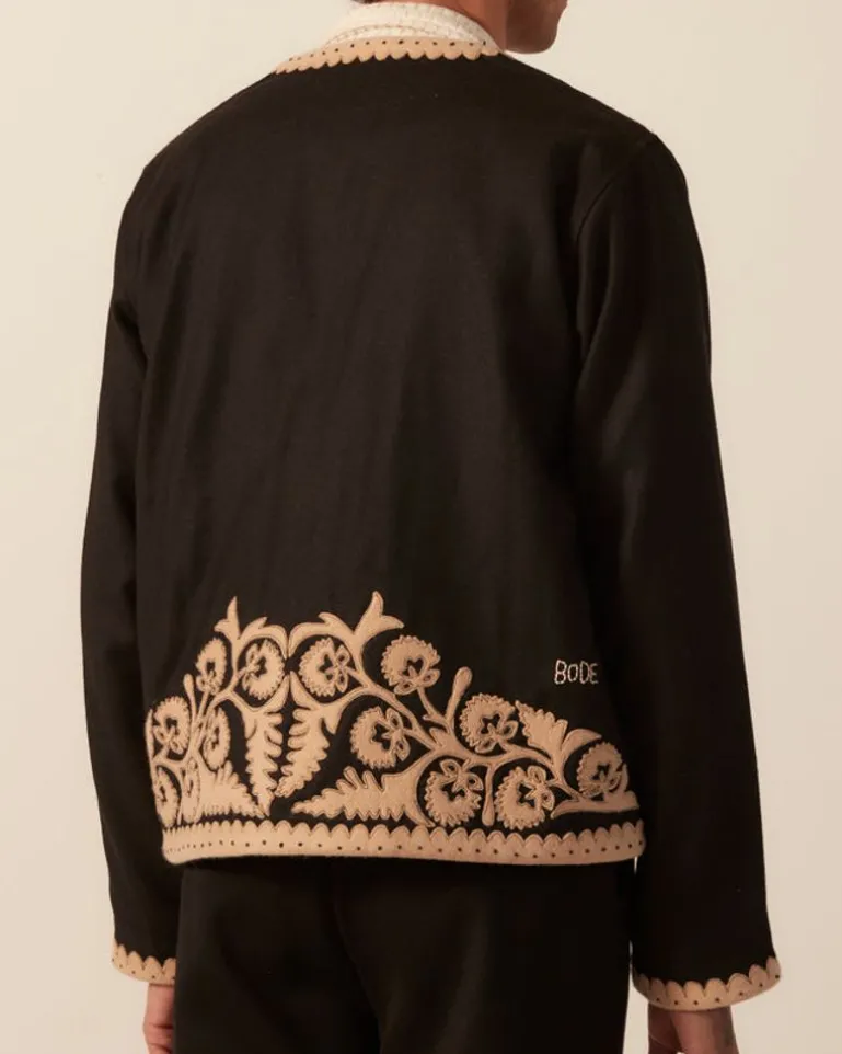 Men BODE Myrtle Flower Jacket