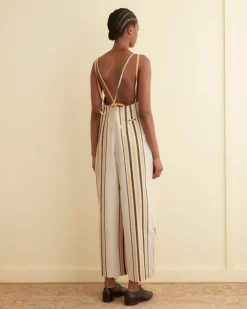 Women BODE Namesake Stripe Jumpsuit