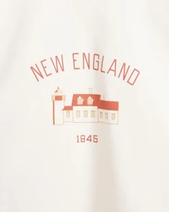Men BODE New England Crewneck - White