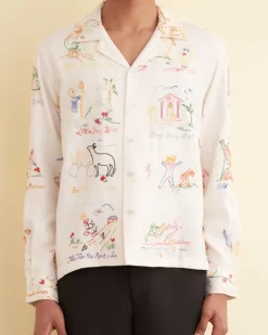 Men BODE Nursery Rhyme Long Sleeve Shirt