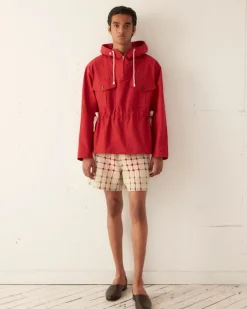 Men BODE Nylon Tie Anorak - Red