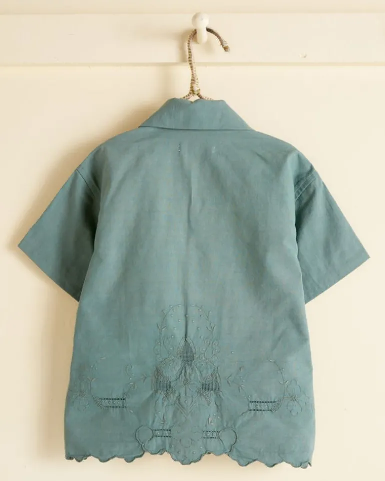 BODE Petunia Centerpiece Kids' Shirt - Os