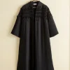 Women BODE Pleated Opera Coat