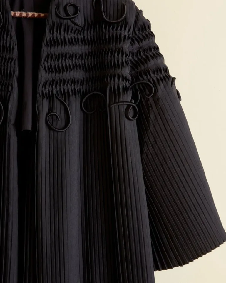 Women BODE Pleated Opera Coat