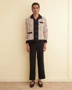 Men BODE Pomme Fruit Long Sleeve Shirt