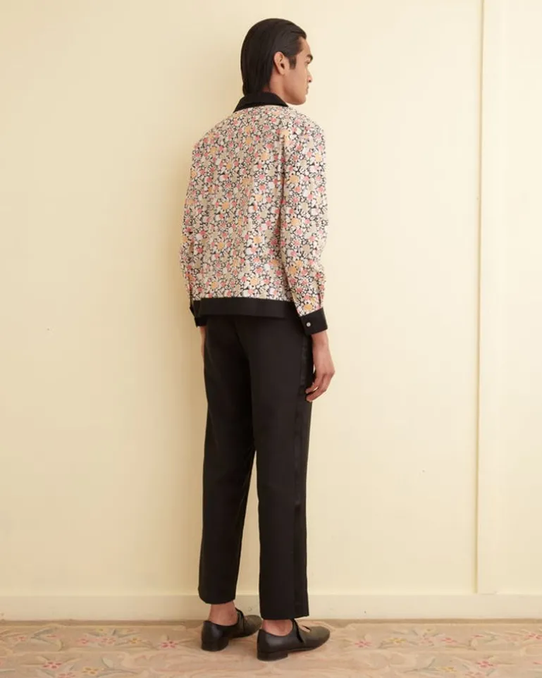 Men BODE Pomme Fruit Long Sleeve Shirt