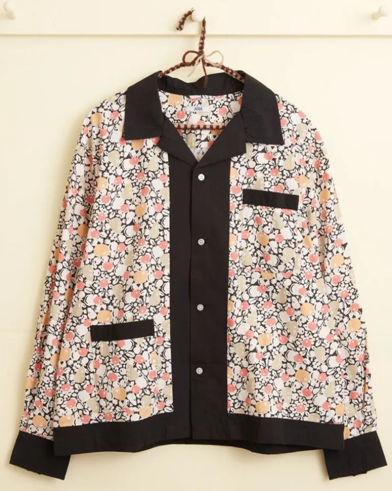 Men BODE Pomme Fruit Long Sleeve Shirt
