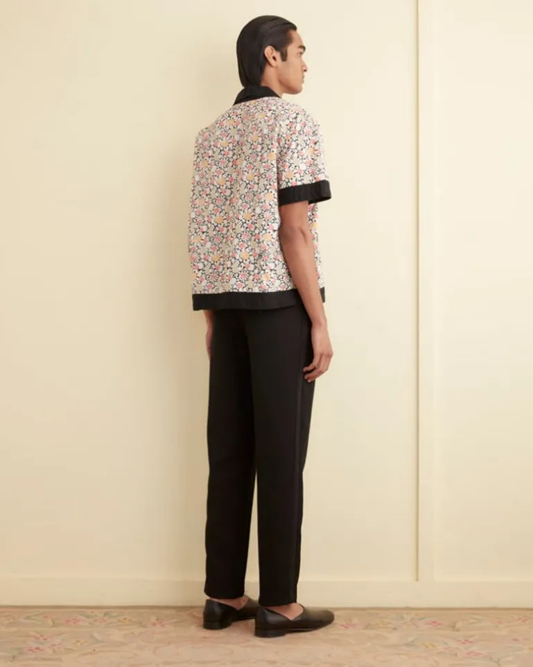 Men BODE Pomme Fruit Short Sleeve Shirt