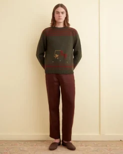 Men BODE Pony Lasso Sweater Multi