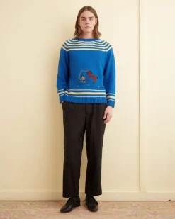 Men BODE Pony Lasso Sweater Multi