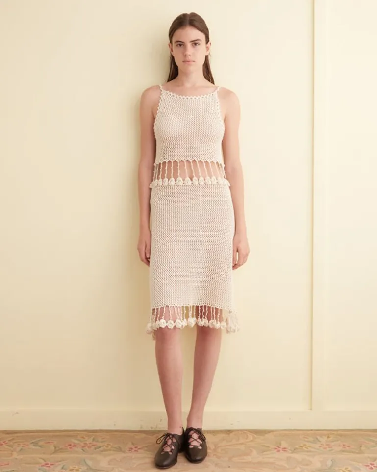 Women BODE Posy Crochet Dress