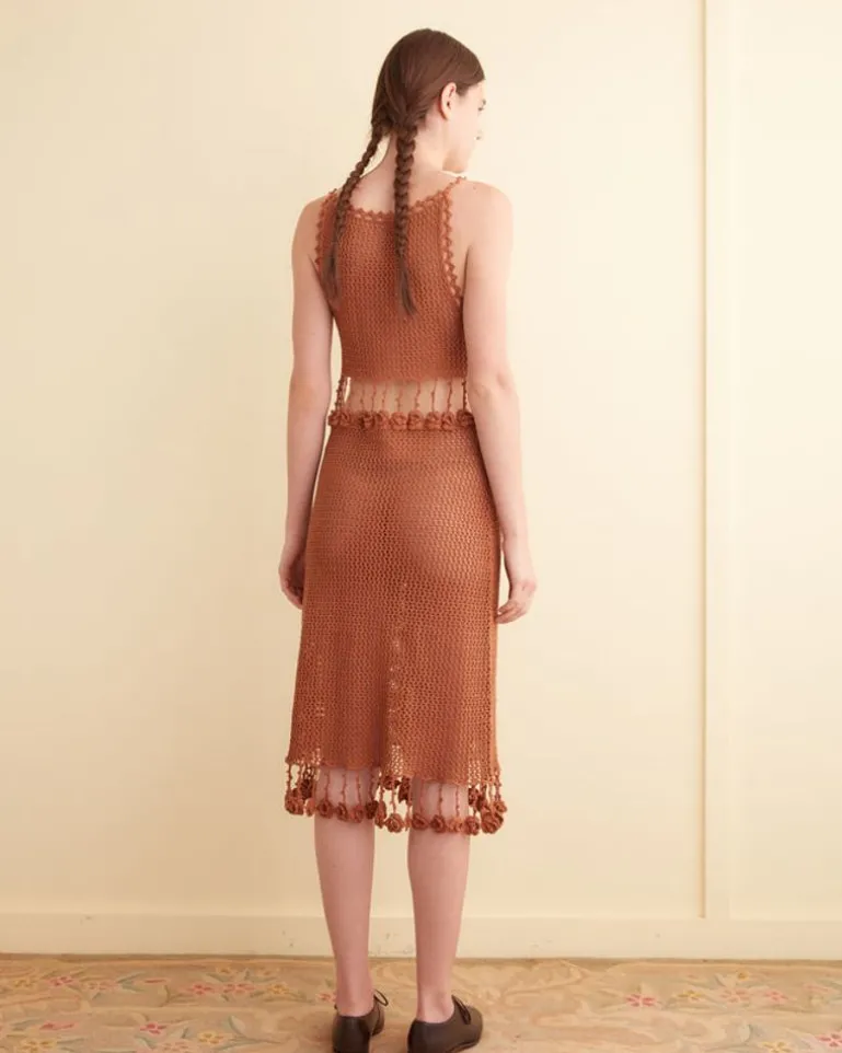 Women BODE Posy Crochet Dress