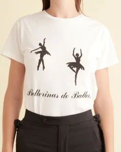 Women BODE Printed Ballerinas Tee