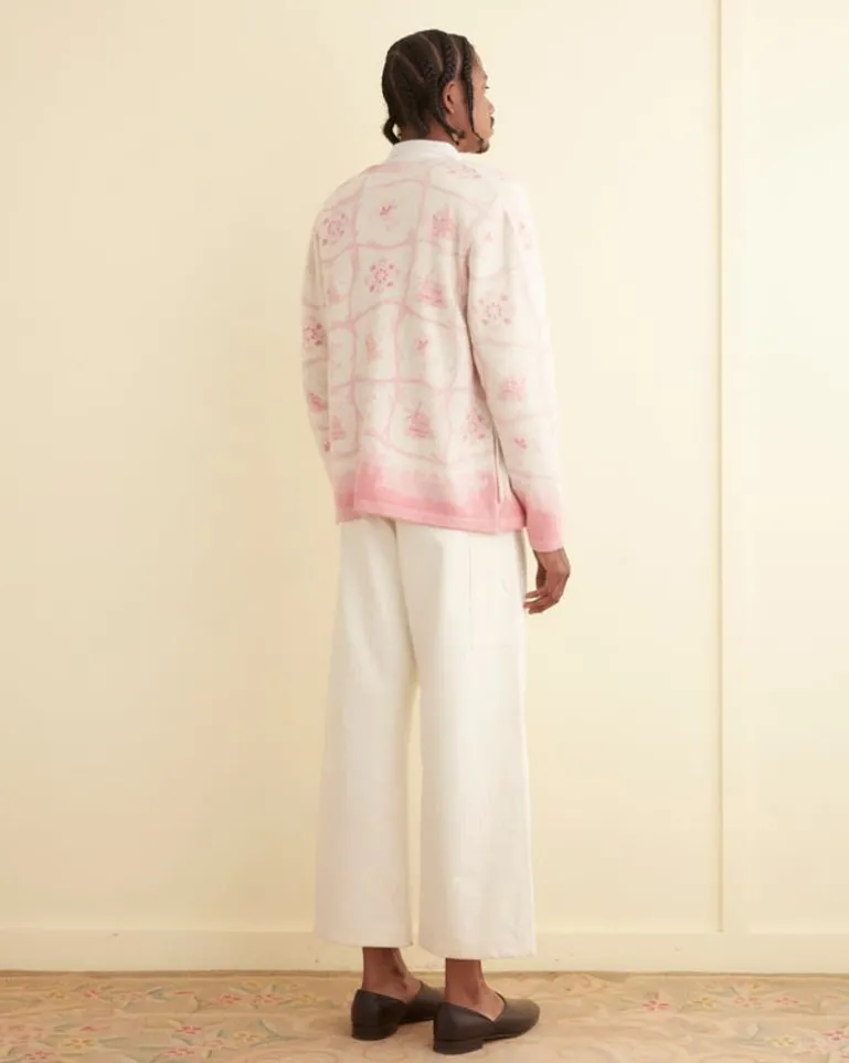 Men BODE Printed Mill Cardigan