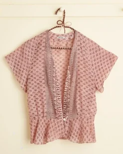 Women BODE Redbud Twist Top