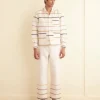 Men BODE Rickrack Stripe Long Sleeve Shirt