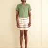 Men BODE Rickrack Stripe Rugby Shorts
