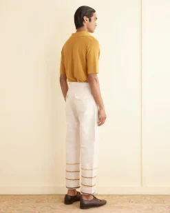Men BODE Rickrack Stripe Trousers