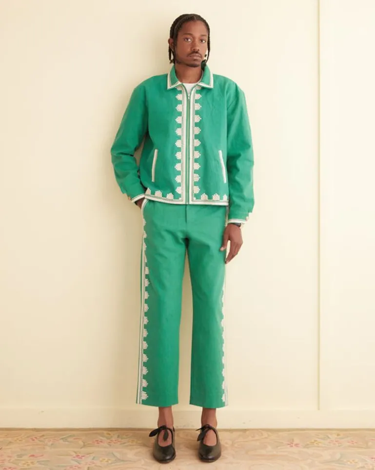 Men BODE Ripple Applique Jacket