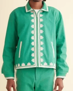 Men BODE Ripple Applique Jacket