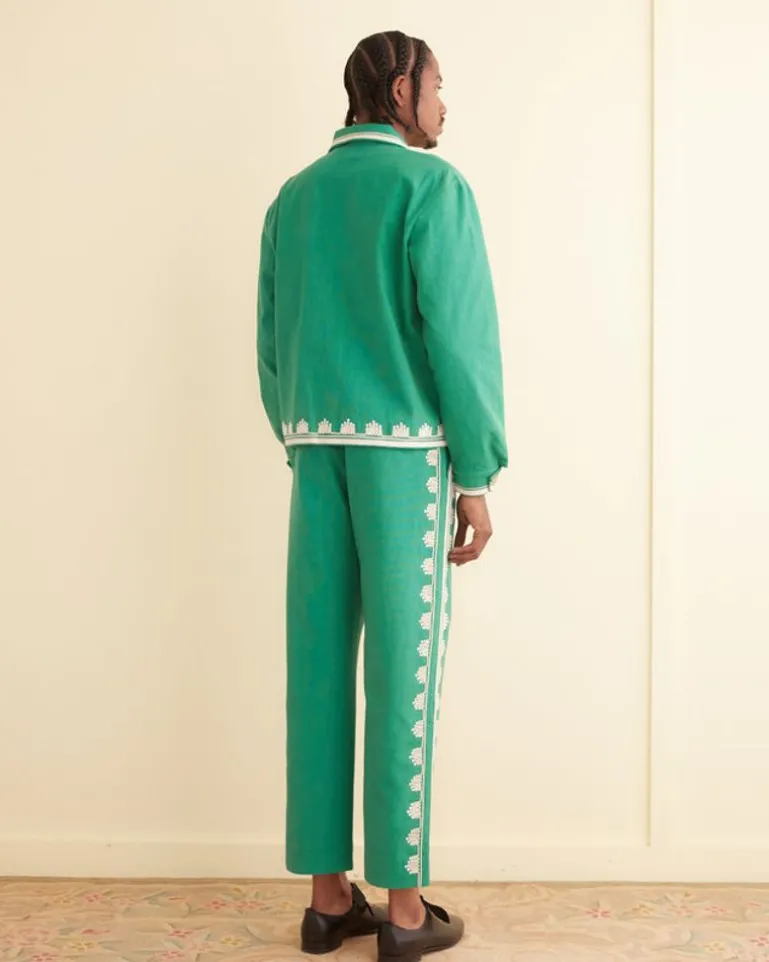 Men BODE Ripple Applique Jacket
