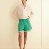 Men BODE Ripple Applique Shorts