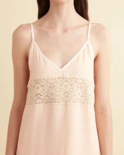 Women BODE Salmon Laurel Dress - M