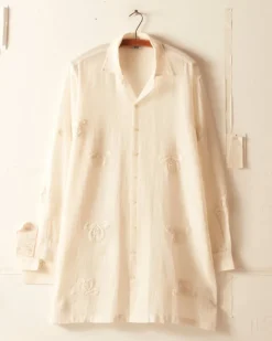 Men BODE Savoy Ribbon Extended Shirt