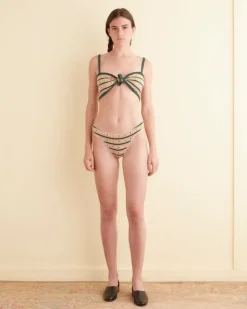 Women BODE Scottie Jacquard Bra