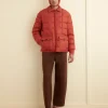 Men BODE Seattle Puffer Jacket - Brick