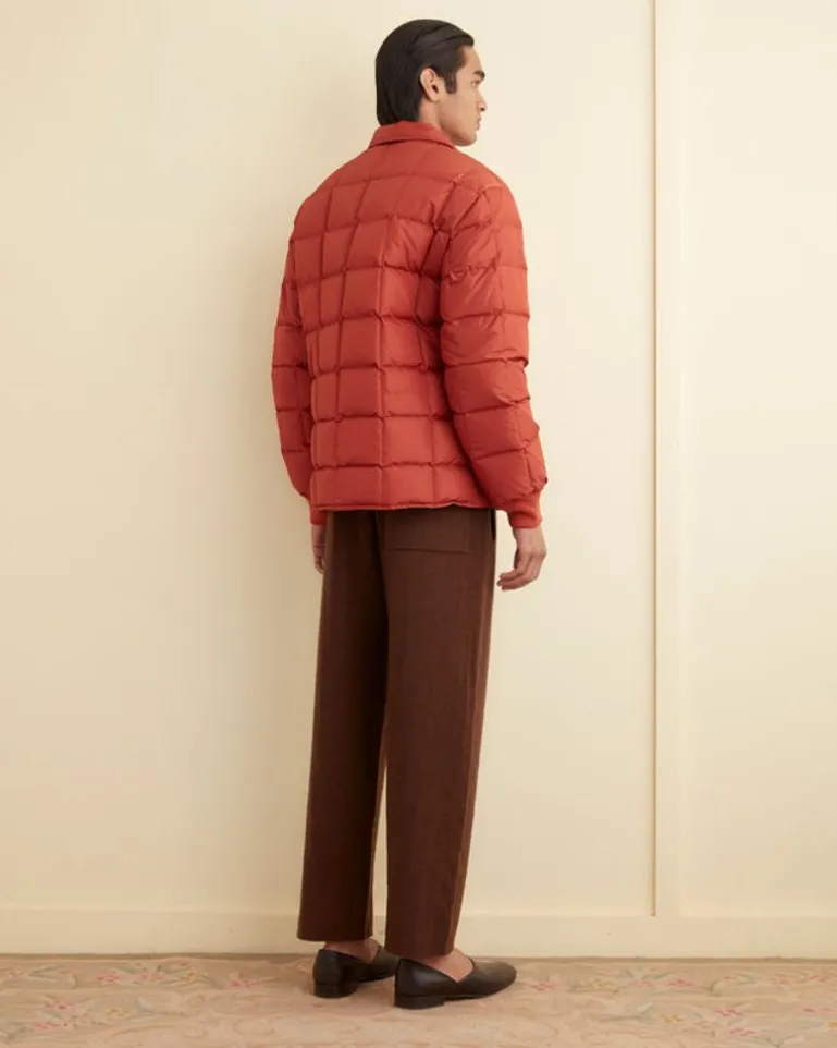 Men BODE Seattle Puffer Jacket - Brick