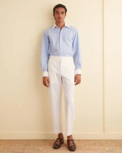 Men BODE Seersucker Suiting Trousers