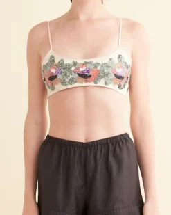 Women BODE Sequin Sunset Lily Bra