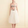 Women BODE Sequin Sunset Lily Skirt