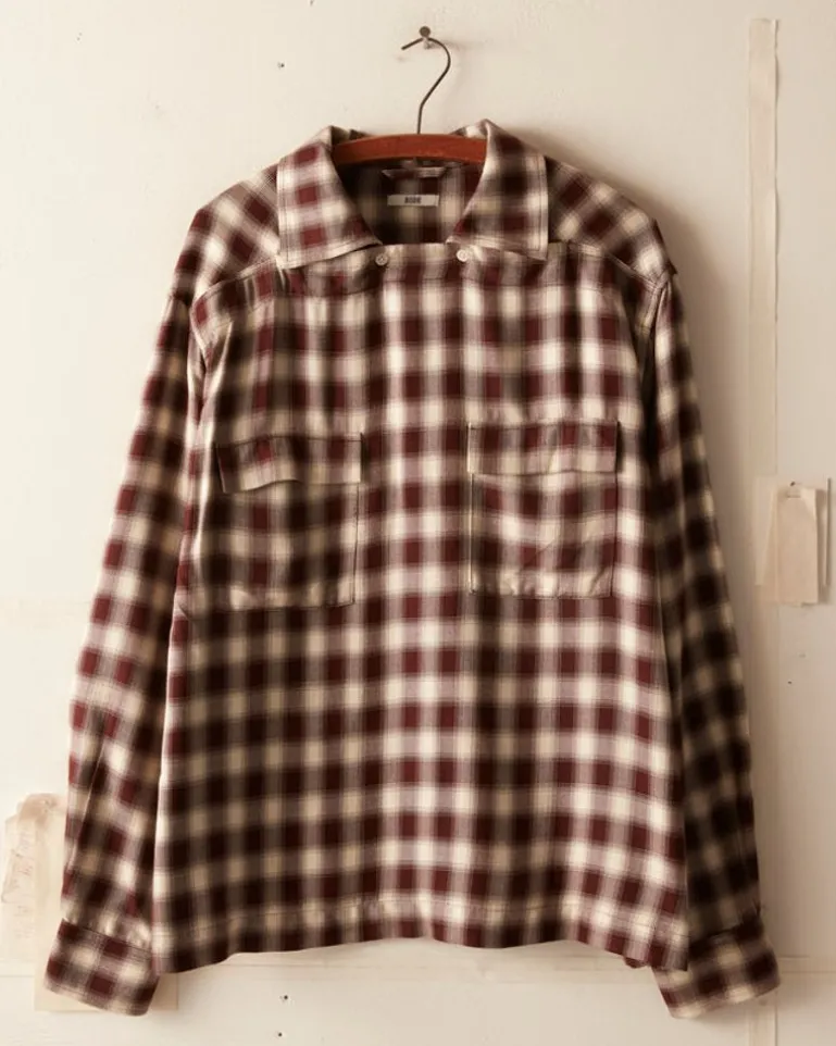 Men BODE Shadow Plaid Wrenn Shirt