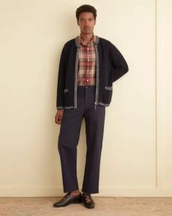 Men BODE Shaker Stitch Cardigan