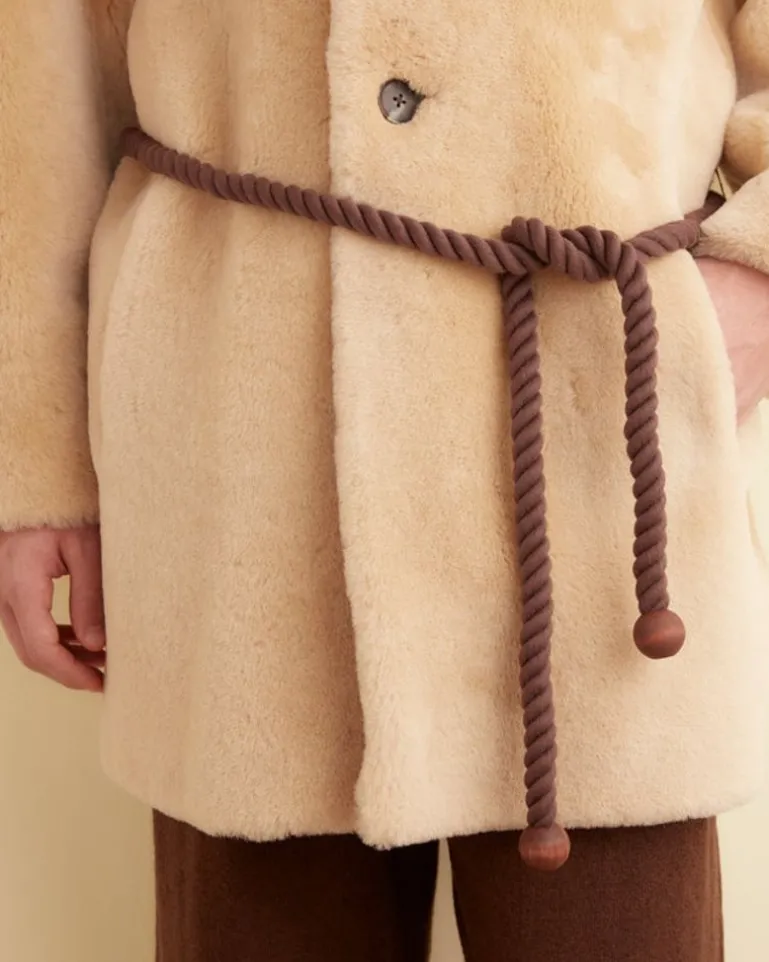 Men BODE Shearling Teddy Coat