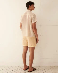Men BODE Ship Applique Shorts