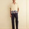 Men BODE Ski Lift Short Sleeve Shirt