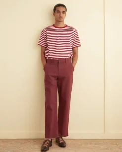 Men BODE Standard Trousers - Merlot