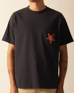 Men BODE Star Pocket Tee - Midnight