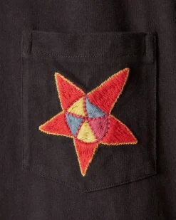 Men BODE Star Pocket Tee - Midnight