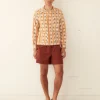 Men BODE Striped Fruit Bowl Long Sleeve Shirt