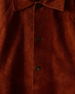 Men BODE Suede Car Coat