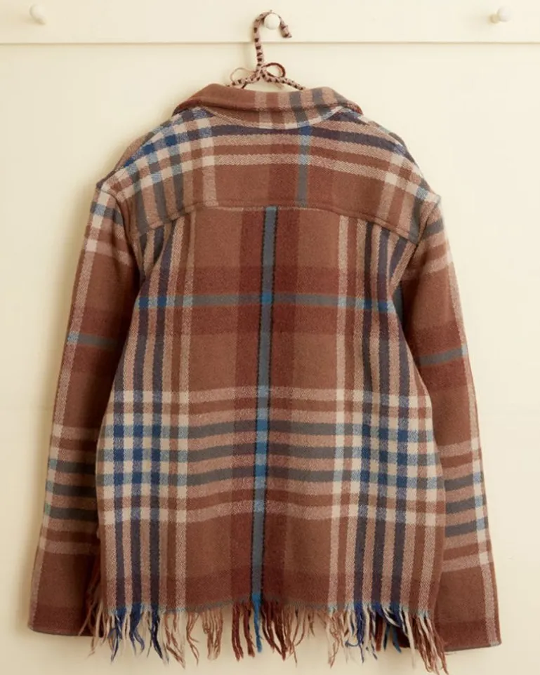Men BODE Swale Fringe Overshirt - M/L