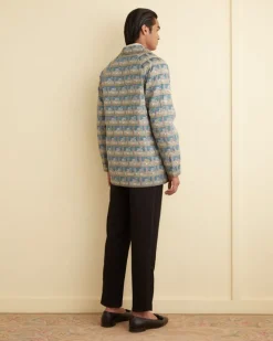 Men BODE Swan Label Coat