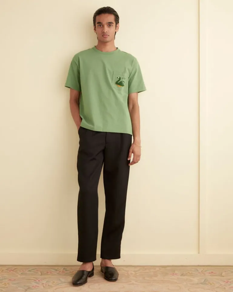 Men BODE Swan Pocket Tee